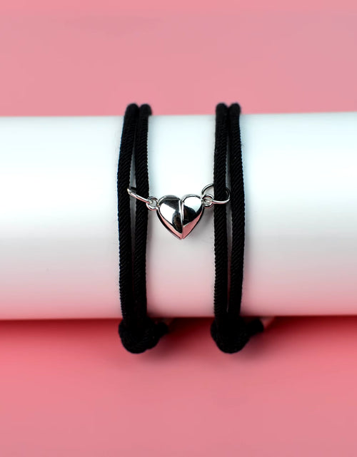 Load image into Gallery viewer, 2PCS/SET Braided Rope Magnetic Love Couple Bracelet Lovers Magnetic Lady Good Friend Bracelet Set Jewelry Gifts 2024 Hot Designs
