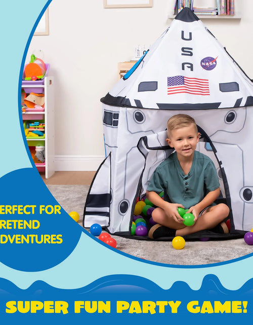 Load image into Gallery viewer, Rocket Ship Play Tents for Kids, Spaceship Kids Playhouse Indoor Outdoor
