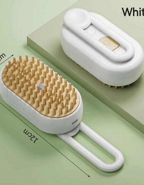 Load image into Gallery viewer, 3-In-1 Dog Hair Brush Cat Hair Brush Electric Pet Cleaning Brush Steam Spray Brush Massage Hair Removal Comb anti Flying Brush
